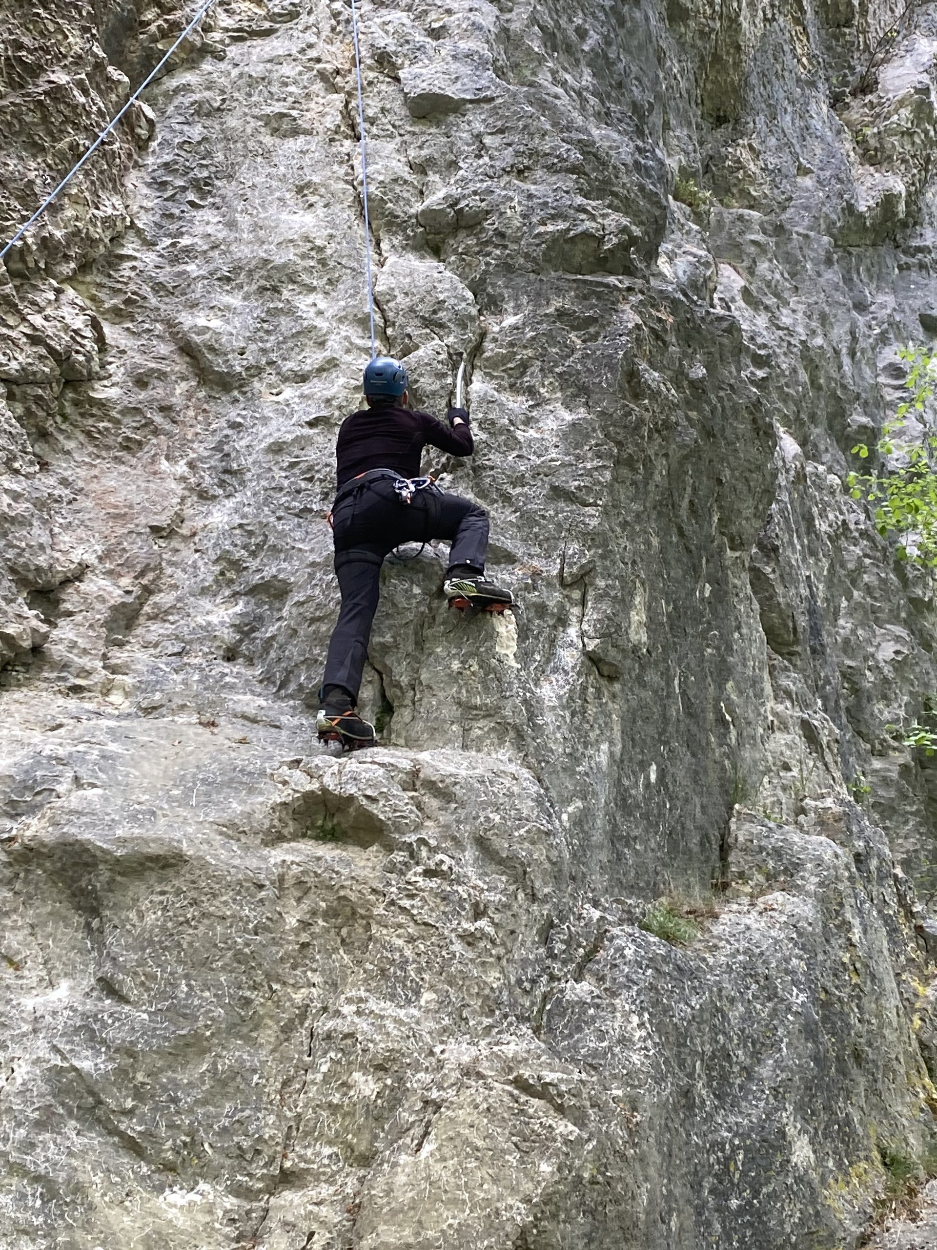 Drytooling in St. Wolfgang