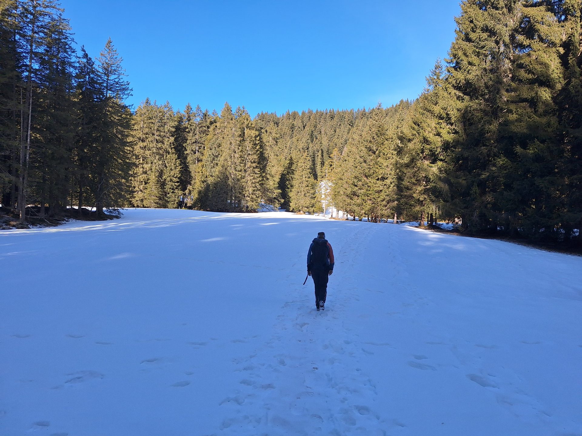 Jänzi (1738 m) – Durch den Schnee auf den Gipfel