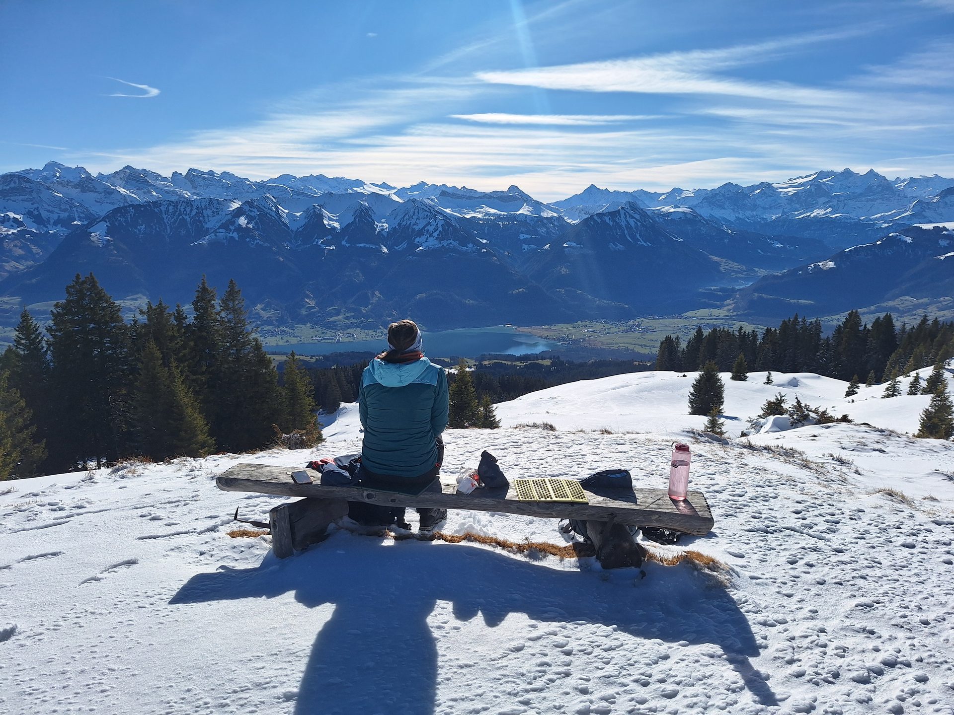 Jänzi (1738 m) – Durch den Schnee auf den Gipfel – Bild 6
